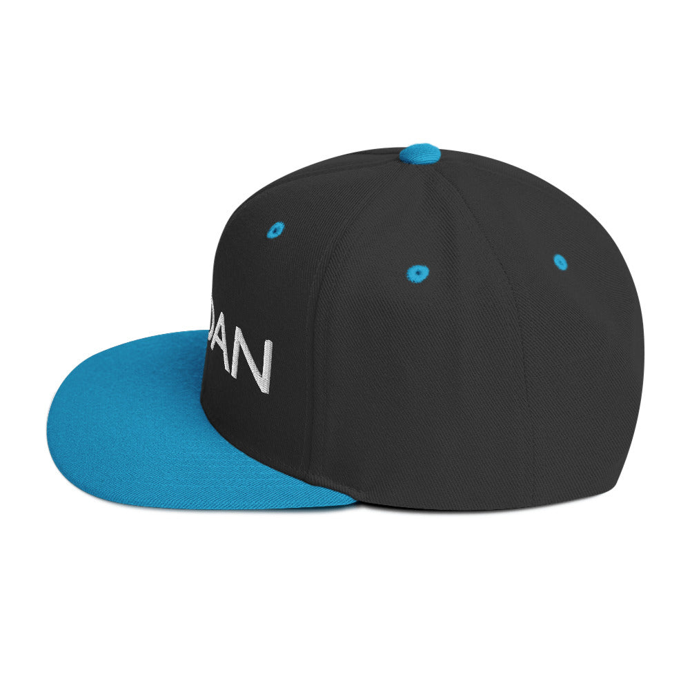 DAPrDAN Classic Flat Bill Cap (Black/Blue)