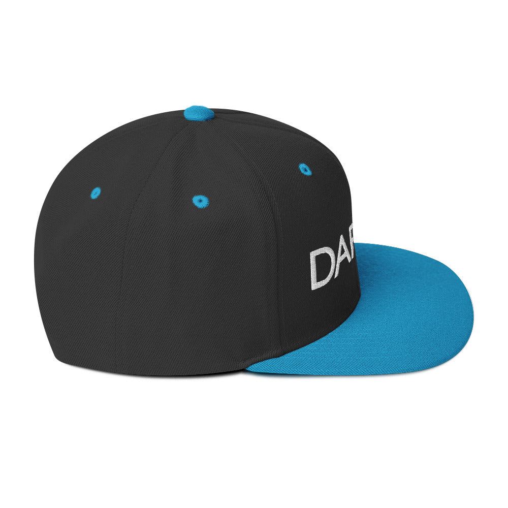 DAPrDAN Classic Flat Bill Cap (Black/Blue)