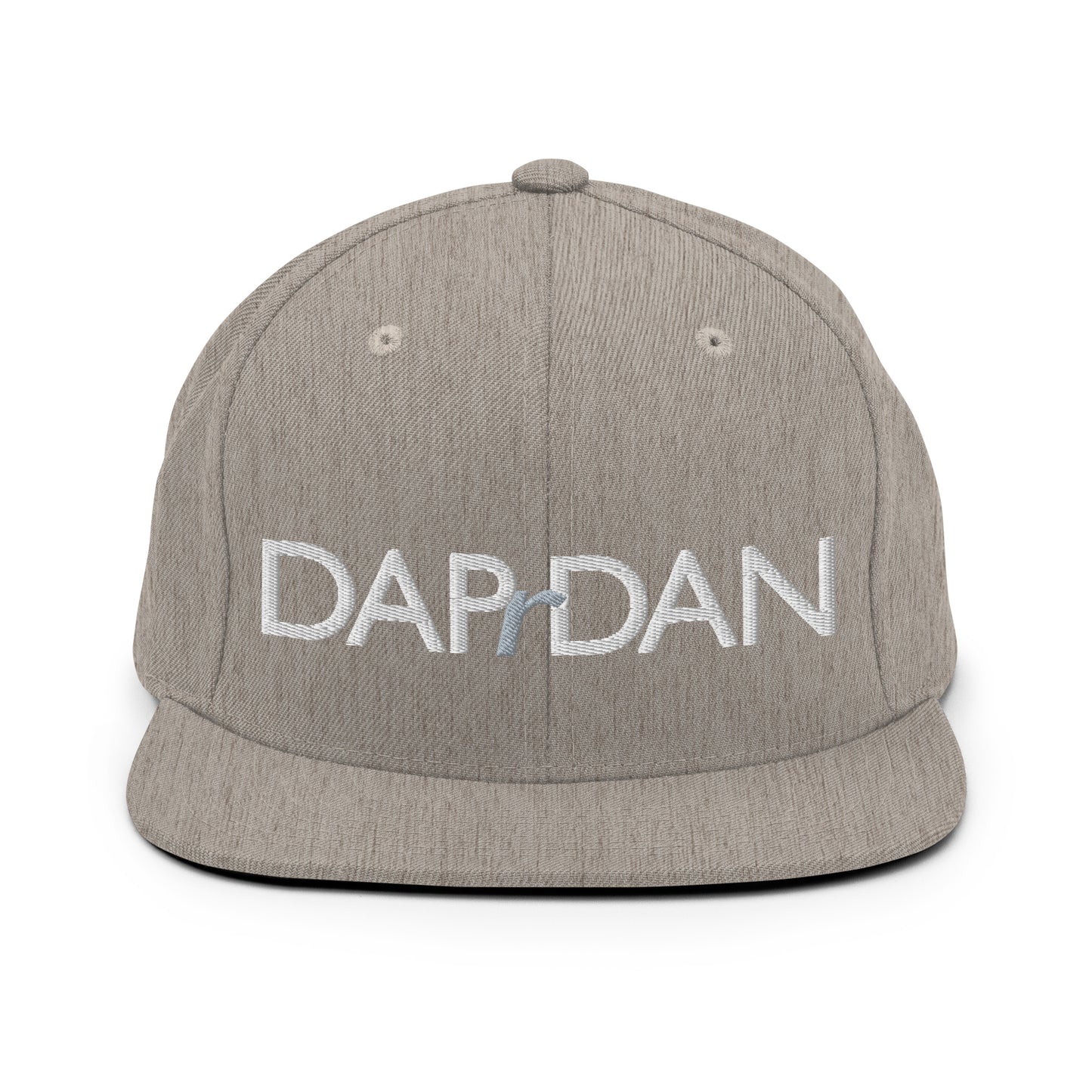 DAPrDAN Classic Flat Bill Cap (Grey/Natural)