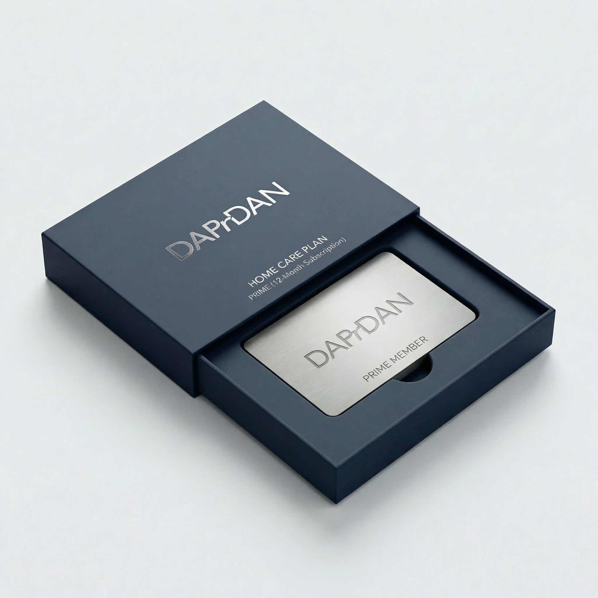 DAPIDAN membership card in a branded box on a light gray background