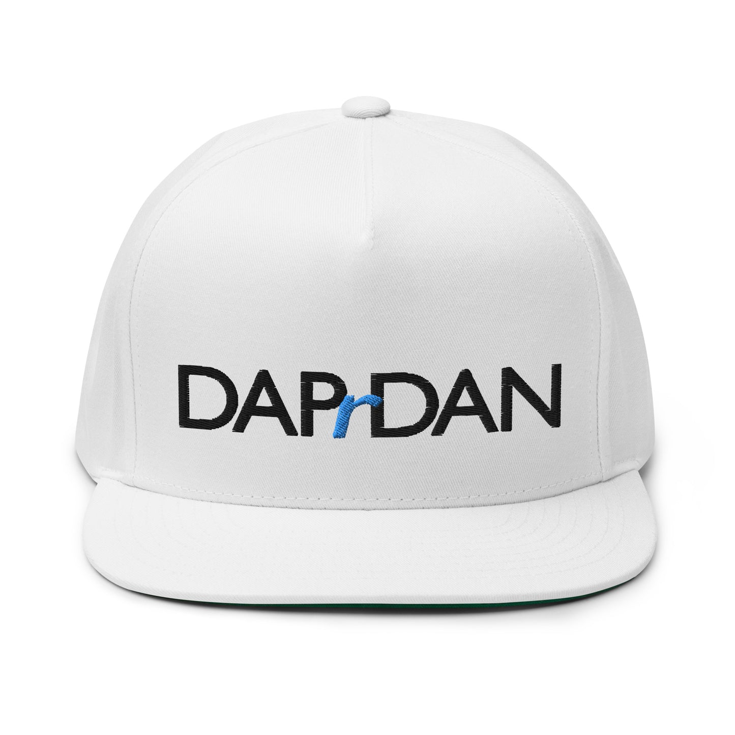 DAPrDAN Classic Flat Bill Cap (White)