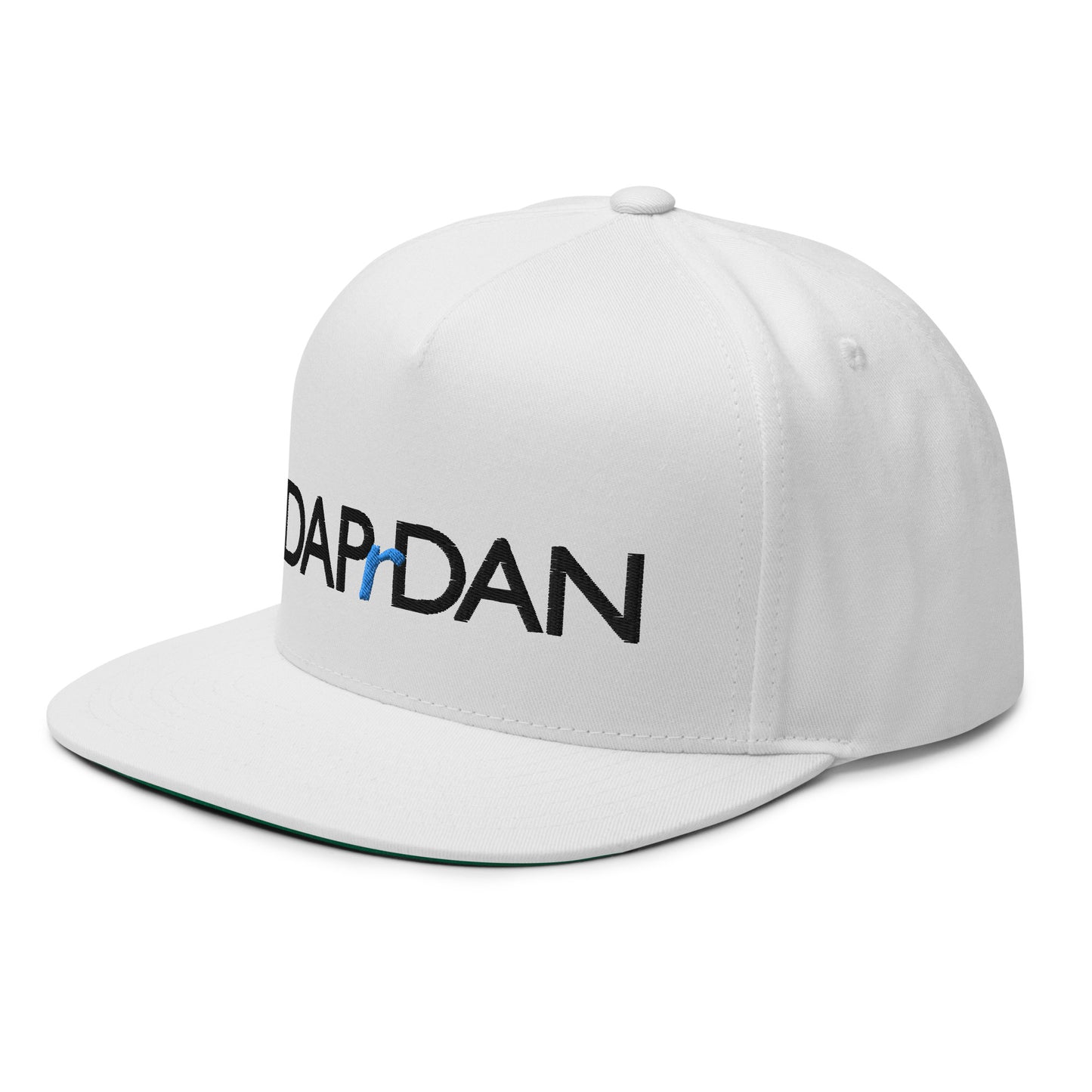 DAPrDAN Classic Flat Bill Cap (White)