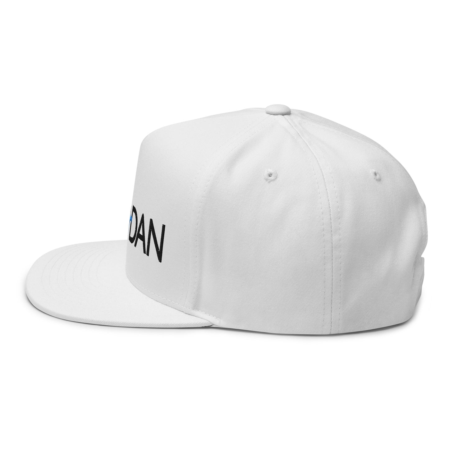 DAPrDAN Classic Flat Bill Cap (White)