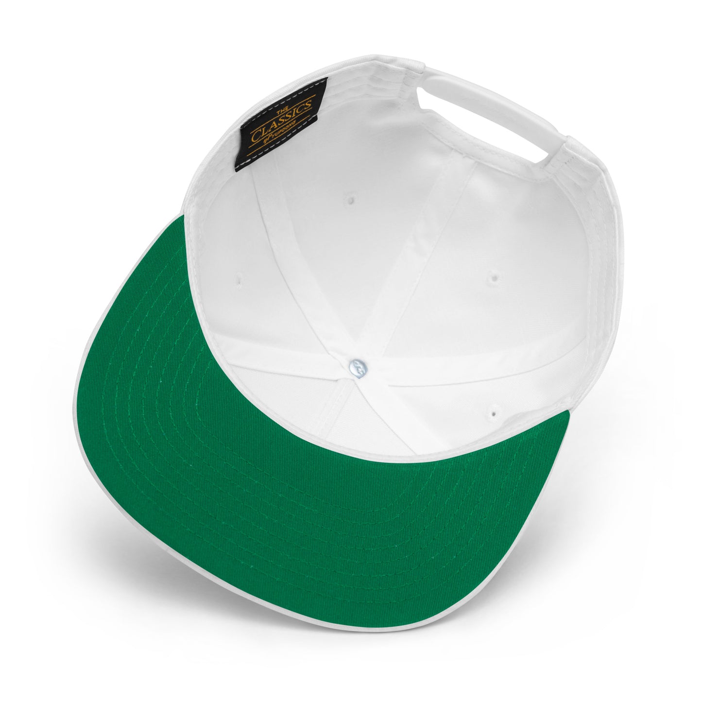 DAPrDAN Classic Flat Bill Cap (White)