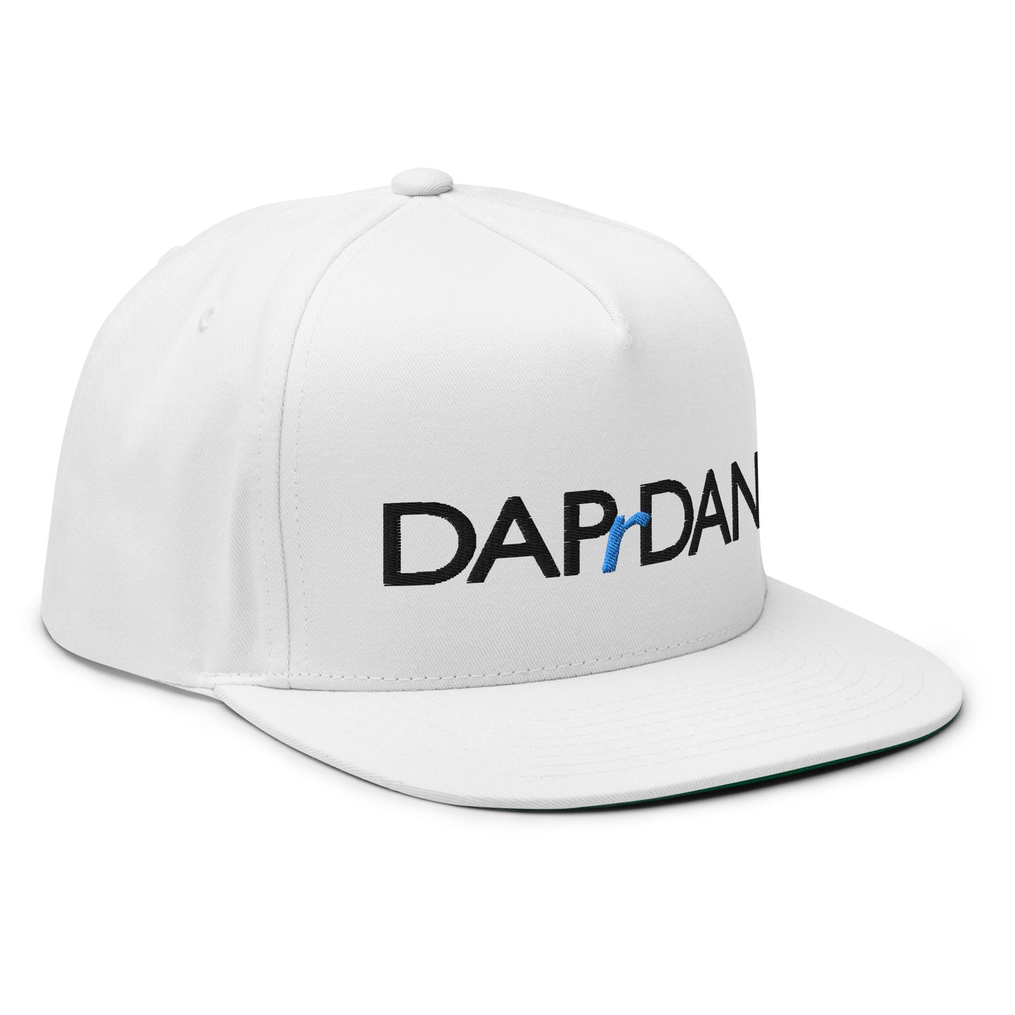 DAPrDAN Classic Flat Bill Cap (White)