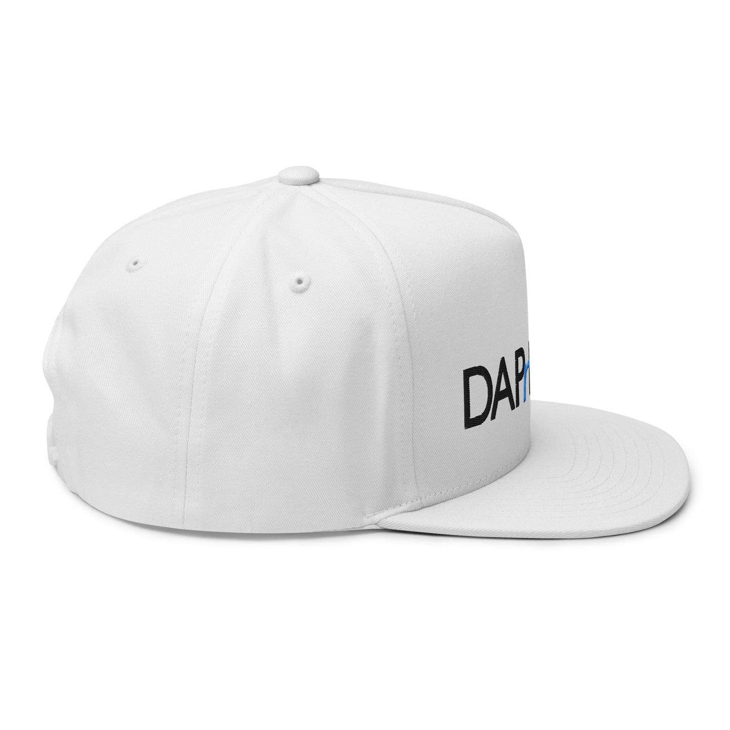 DAPrDAN Classic Flat Bill Cap (White)